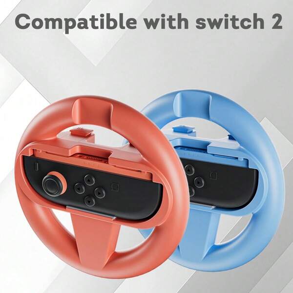 AOLION Para 2: Volante de juego de carreras con volante izquierdo y derecho, 1 par de accesorios NS2