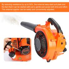 Leaf Blower Cordless Powerful Engine Petrol Powered 26cc Handheld Leaf Blower For Garden - Orange - View 8