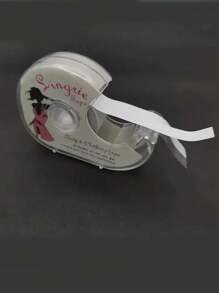 Elastane Double-Sided Secret Body And Clothing Tape, 5M Roll, Non-Textile, Clear Self-Adhesive Bra Accessory For All Skin Tones, Solid Color - 1 Roll