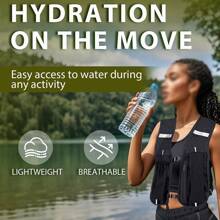 Running Hydration Vest Backpack Lightweight Running Vest Women Men,Reflective Camel Hydration Water Backpack For Cycling Hiking Marathon(Only Backpack Without Bladder)