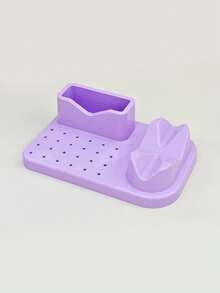 RANCAI 1PC Grinding Machine Display Shelf, Grinding Head, Drill Bit, Organization Box, Nail Art Tools, Nail Art Storage Box, Grinding Head, Plastic Material