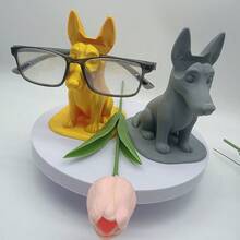 1件狗形眼鏡架，3D列印塑膠動物雕像收納架，多功能收納與裝飾架，客廳、臥室與辦公室必備收納裝飾品 - 彩色 - 查看 7