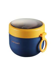 1 件装燕麦杯、早餐杯、带盖和勺子的隔热密封杯、沙拉杯、酸奶杯、带叉子的奶昔杯、耐用防漏容器、便携式水果蔬菜食品杯，适用于户外露营、野餐、学校、办公室、旅行、厨房用品 - 彩色 - 查看 17