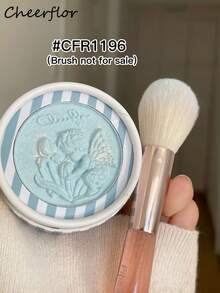 CHEERFLOR Embossed Single Color Blush, Cheeks Powder Blush, Smooth Mate Face Blush, Light, Smooth, Facial Beauty Cosmetic Makeup - CFR1196 - Xem 4