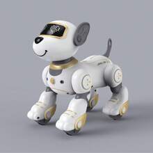 Remote Control Ai Robot Dog Toy-Interactive Touch & Follow 17 Functions Robot Dog Pet, Programmable Smart Walking Intelligent Dancing Puppy ,Voice & 2.4GHz RC Robot Pet With Interactive Touch Sensors, Over 20+ Responses, Program Mode, Robotic Puppy Toy