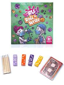1 pieza, Juego de Tranjis - VIRUS! Juego de cartas de evolución (Paquete de expansión) - Juego de cartas (TRG-12evo), el juego de cartas talla grande contagioso, en inglés, francés y español, el juego de cartas talla grande popular, multijugador, para 2-6 jugadores, juego de San Valentín, juego de Año Nuevo, juego de boda, regalo de Año Nuevo, regalo de San Valentín, para reuniones familiares, fiestas de boda