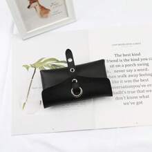 Punk Style JK Uniform Accessories Belt Full Hole Belt, Dark Punk Fashion Versatile Pants Punching Belt Bag, Women's Chain Waist Bag, Phone Pouch Change Money Bag