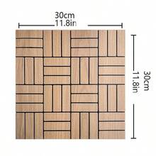 2 Pcs 3D Mosaic Groove Art Design Self-Adhesive Decorative Wall Stickers, Suitable For Living Room, Kitchen, TV Background, Waterproof & Mildew-Proof Wall Paper, Size: 2pcs*11.8in*11.8in - Multicolor - View 16