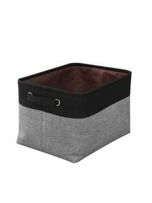 1pc Customized Toy Storage Box, Personalized Sorting & Organization Bin, Clothes Storage Bag, Custom Text Storage Basket, Large Capacity With Handle, Home Decor Storage Box, Storage Essentials Suitable For Bedroom, Living Room, Bathroom And Shelving