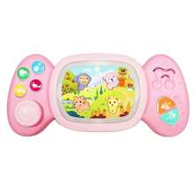 Brinquedo musical para bebês de 1 ano ou mais, brinquedos musicais e iluminados para crianças de 12 meses ou mais, instrumento de teclado com efeitos sonoros, brinquedos de piano com cérebro grande para o primeiro presente infantil