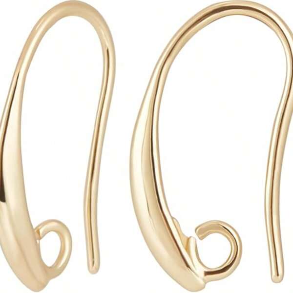 10pcs DIY Wholesale Jewelry Earring Accessories 4colors Clay JU Hook Ear Wire