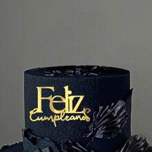 3Pcs Spanish "Feliz Cumpleaños" Birthday Cake Topper, Birthday Party Cake Decorations - Ins Cake Topper For Birthday Party Decor, Social Media Photo Props, Festive Events