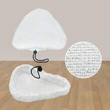 Yhaijj 1/2/5pcs Microfiber Mop Cloth Adapt To Shark X5 H2O Steam Mop Cloth Washable And Durable Mop Pads High Dirt And Water Absorption Wet And Dry Use Deep Cleaning Soften Oil Stains Sticky Stains And Dirt Accumulated In Crevices Save Time And Effort Improve Cleaning Efficiency Cleaning Supplies 11x7inch White Apartment Essential Back-To-School Supplies