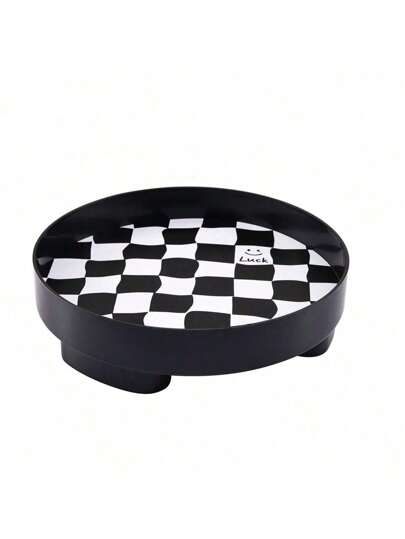 1pc Fashionable Simple Decor Tray, Entryway Key Holder, Vase, Vanity Table Fragrance & Cosmetics Storage Organizer