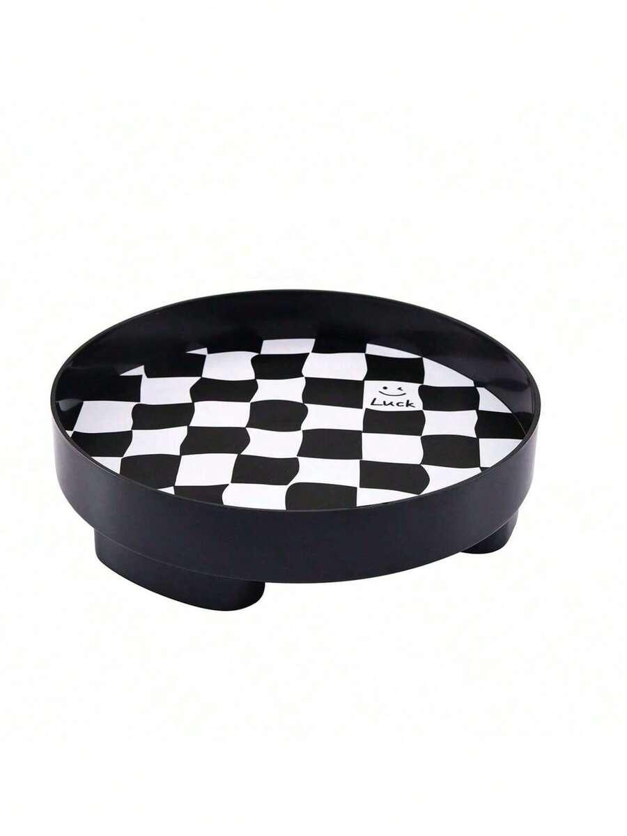 1 bandeja de decoração simples e elegante, porta-chaves de entrada, vaso, penteadeira, organizador de perfumes e cosméticos