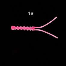 10 件双尾软饵，5.5 厘米/2.16 英寸，0.3 克迷你鱼饵，户外钓鱼用品，根钓小软饵