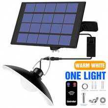 LED Hof-Pendelleuchte mit Fernbedienung, Solar Panel, wasserdicht, Dämmerungs-Sensor, Auto An/Aus, für Außen, Garten, Haus, Terrasse, Straßenbeleuchtung, Aufladen durch Sonnenlicht, für Scheune, Wand, Hängen, Schuppen, Flutlicht, tragbar, Camping, Zelt, Teich, Fischen, Park, Weg, Nachtsicherheit, Notbeleuchtung, 1/2/3/4 Leuchten, Kalt-/Warmweiß