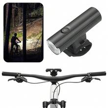 LED超亮自行车灯悬挂照明带安装自行车前灯USB可充电循环前灯内置电池自行车配件适合夜间骑行 - 黑色 - 查看 10