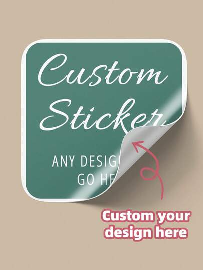 1~120 PCs Personalized Labels - Custom Stickers Square Stickers With Any Design Image Logo Text, Waterproof, PVC, Gift, Custom Thank You Labels Stickers Unique Ideal Gifts,For Her Friends,Son,Daughter,School Students,Christmas Stickers,Independence Day Stickers,Thanksgiving Stickers, Easter Stickers,Art Activities For Children,Home & Living,Haunt Your Home,Tea Room,Home,Garden,Office,Chic Design