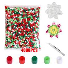 4800 piezas - 48 colores Cuentas fusionadas DIY para hacer joyas 3D, kit de suministros artesanales para manualidades creativas, regalos de cumpleaños, festividades, regalos para amigos y familiares