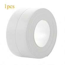 Kitchen Bathroom Caulking Tape Sealant, PVC Self-Adhesive Toilet Caulking Strip, Caulking Tools, Sealing Tape - 白色 - 查看 1