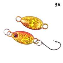 1pc/3pcs/6pcs/12pcs Iron Board Magic Bean Micro Lead Fish Lures - Sharp Hooks, Multi-Functional Fishing Accessories Suitable For Freshwater And Saltwater Fishing - Multicolor - View 8