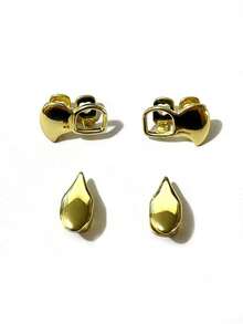 1 Set Smooth Cow Tooth Hollow-Out & Semi-Glossy Grillz, Hip Hop Teeth Jewelry Accessories, Suitable For Men And Women, Daily Wear, DIY, Nightclub, Halloween, Christmas - Multicolor - View 12