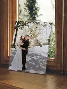 1Pc Personalized Photos To Canvas Print - Canvas Prints With Your Photos On Custom Wall Art For Bedroom,Van Gogh,Living Room, Wedding, Baby, Pet, Family, Love, Couple, Friend, Picture, Photo, Framed Wall Art,Halloween Decorations, Christmas Gift ,Best Friend Gift,Family Gift,Birthday Gifts,Gift For Family/Friend/Girlfriend/Boyfriend