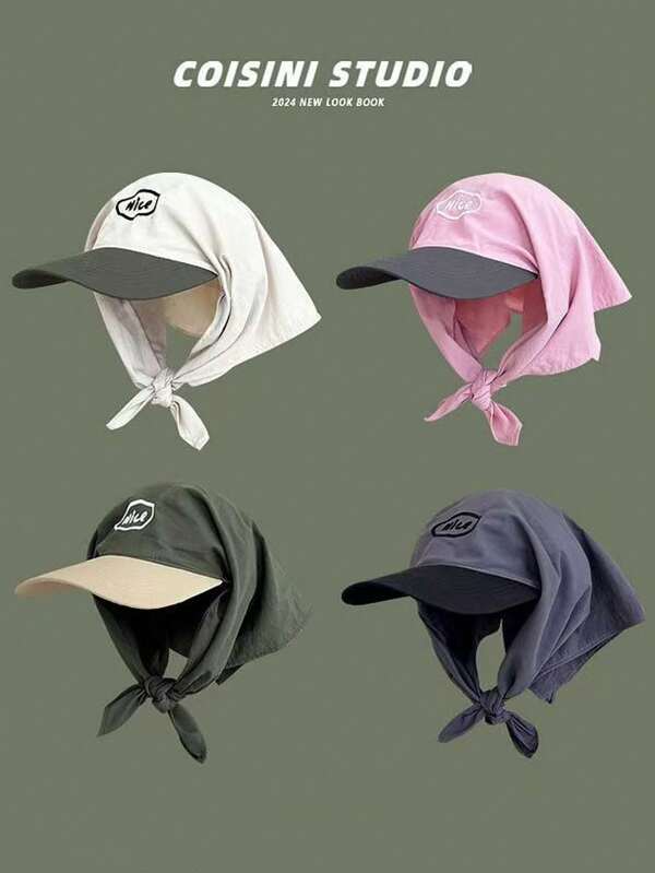 1 pezzo Cappello da sole da uomo/donna da esterno traspirante e asciugatura rapida, berretto skull versatile con ricamo, cappellino da baseball per campeggio, skateboard
