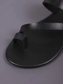 Sandalias casuales de moda para mujer, antideslizantes y antiolor para uso en exteriores - Negro - Ver 7