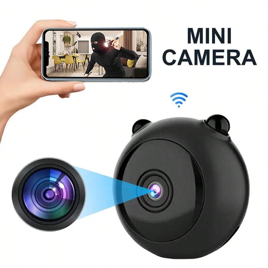 1pcsWireless WIFI Home Security Camera Indoor And Outdoor Monitoring Room Camera 1080P HD. Mobile Detection Mobile Phone Application Built-In Battery Cat And Dog Camera Is Suitable For Family Pet. - Multicolor - View 1