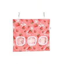 ITANDME Heu-Futterbeutel für Kaninchen mit drei/zwei Löchern, bissfest, Heu-Halter für Meerschweinchen - Große Kapazität & Leicht zu reinigen - Süße Formen kleintier-Futterbeutel für Meerschweinchen, Kaninchen, Chinchillas