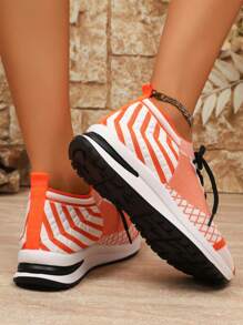 Fashionable Color Block Sneakers For Teens, Suitable For Outdoor Sports And School, Lightweight Walking Tennis Shoes, Breathable Casual Comfort, Durable Design For Everyday Use, Perfect For Active Lifestyles