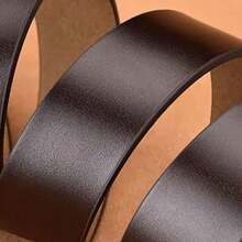 Men Leather Belt Clips Copper Needle Buckle Fashionable Casual Style Business Versatile Simple High-End Feel