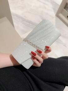 Shiny Party Bags With Rhinestone Decorations For Women, Evening Bags, Clutch Bags, Party Bags, Graduation Bags, Evening Dress Bags B