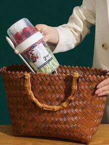 1 件 3 合 1 多功能沙拉杯 - 可用作便携式午餐盒、沙拉搅拌机、沙拉容器、食品盒、饮料杯、减肥餐盒、带叉子的牛奶杯便携式水果蔬菜零食杯，适用于早餐、酸奶、减肥、圣诞礼物和生日礼物 - 彩色 - 查看 4