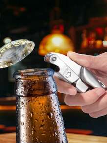 1pc Customizable Wine Bottle Opener, Multi-Function Wine Corkscrew, Wooden Wine Opener, Rosewood Seahorse Bottle Opener, Stainless Steel Corkscrew, Streamlined Handle, Easy To Grip, Effortless Bottle Opening, Suitable For Home, Hotel, Restaurant, Applicable For Thanksgiving, Christmas, Valentine's Day, Anniversary, Birthday, Wedding And Other Occasions
