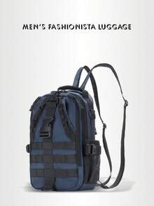 Tactical Backpack For Men, Waterproof Tear-Resistant Sports Outdoor Backpack, Large Capacity Hiking Camping Gear Bag, Multi-Functional Oxford Mountaineering Backpack, Suitable For Travel - A - View 11