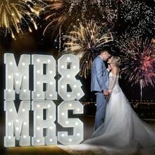 3FT Marquee Light Up Letters, Cool White Light Up Letters A-Z, Large Marquee Letters For Party Decorations, Marry Me Light Up Letters, Birthday Party Marquee Letters For Decor, Wedding Decor