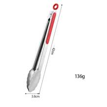 1 szt. Szczypce do grilla, ekstra długie szczypce do grilla, stalowe szczypce metalowe do gotowania, grillowania, barbecue/bbq, bufetu