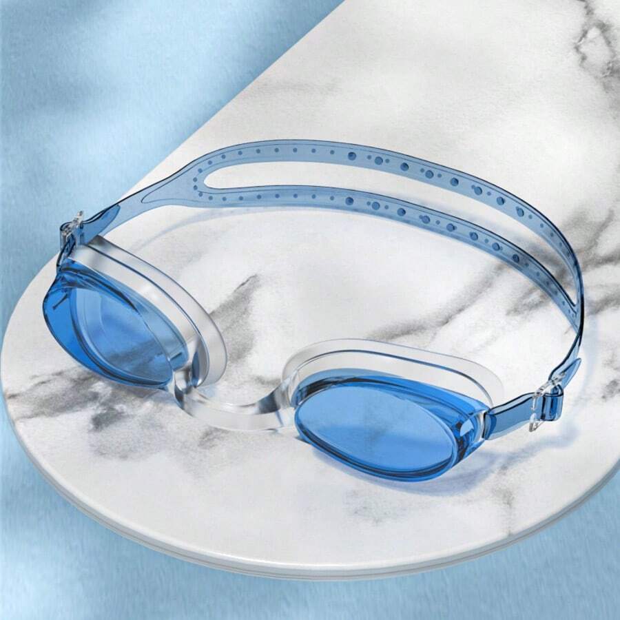 1 pieza Gafas de natación para adultos, Gafas de natación de silicona, Gafas de natación profesionales impermeables y antivaho para hombres y mujeres, Artículos esenciales de playa, Accesorios de playa, Flotador de piscina