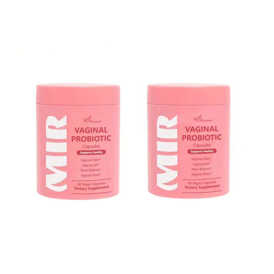 Miriyalyad Women's Probiotics-60 Counts Health Supplements Private Intimate Health Probiotics For Women PH Balance With Prebiotics & Lactobacillus Probiotic Blend - 2PCS - 查看 1