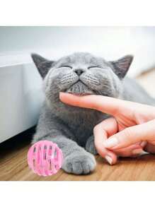 2 piezas Bolas de juego para gato, bola mágica giratoria y bolas de sonido para juego en interiores que estimulan los instintos de caza de tu gato.