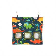 ITANDME Heu-Futterbeutel für Kaninchen mit drei/zwei Löchern, bissfest, Heu-Halter für Meerschweinchen - Große Kapazität & Leicht zu reinigen - Süße Formen kleintier-Futterbeutel für Meerschweinchen, Kaninchen, Chinchillas