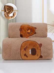 1pc/2pcs/3pcs Super Soft & Large Coral Fleece Bath Towel, Quick Dry, Non-Shedding, Sauna Towel, Highly Absorbent, Ultra Soft (Lightweight & Thin), Guest Towel, High Quality, Bathroom Accessory, Best Gift For Partner Shower Towels For Beaty Salon, Hotel Sports,Home Essentials, Towel, Skin Care