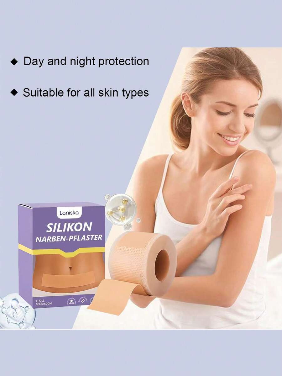 1 Caja de Parches Reutilizables para Cubrir Tatuajes, Tono Natural de Piel, Duraderos y que no se Pelan Fácilmente - Marrón - Ver 1