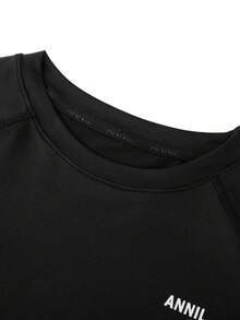 Annil ملابس الأطفال: بناتٍ, بنين، وكبار، تريكو بأكمام طويلة بياقة مستديرة، بلوزات، خريف