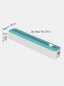 1 Stück Magnetischer Folienabroller und -spender - wiederverwendbar für Klarsichtfolie, Alufolie und Backpapier, Küchenausstattung für die Schublade