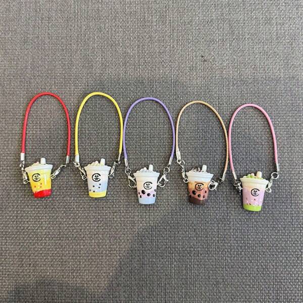 17cm LABBU Umhängetasche Zubehör Miniatur Perlmutt Milchteetasse LBB Zubehör DIY Sahne Gel Handyhülle Dekoration Umhänge-Accessoires für LABBU