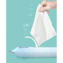 1/2/5/10/30 包（每包 10 片）便携式湿巾，适用于日常家居清洁 - 彩色 - 查看 8